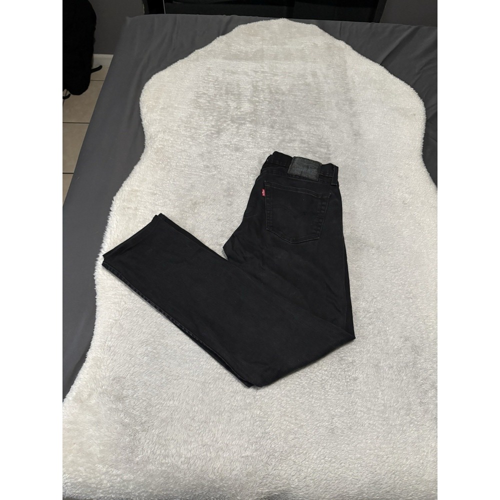 Levis 511 Mens Black Slim Denim Jeans Size 31x32‎ Pants Stretch